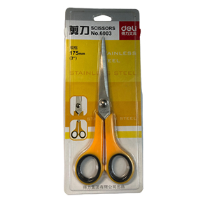 Deli 6003 Scissors  175mm  (7")